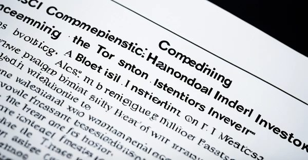 Understanding the msci world index: a guide for global investors